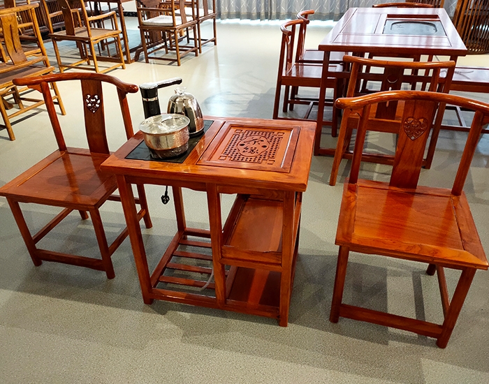 老榆木古典茶水臺